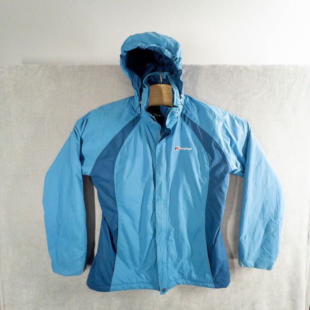 Berghaus AQ2 All Weather Hooded Jacket Womens L (12) Gorpcore Outdoors Ski